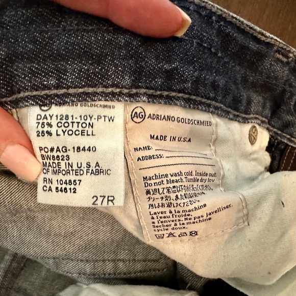 AG Adriano Goldschmied Piper Slouchy Slim Jeans - Sizes 27 - Picture 5 of 7